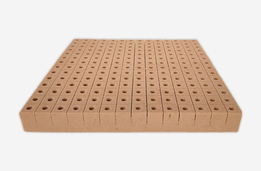 Placas Peatfoam de sustrato agrícola para hidroponía, ideales para cultivar plantas y su propagación eficiente
